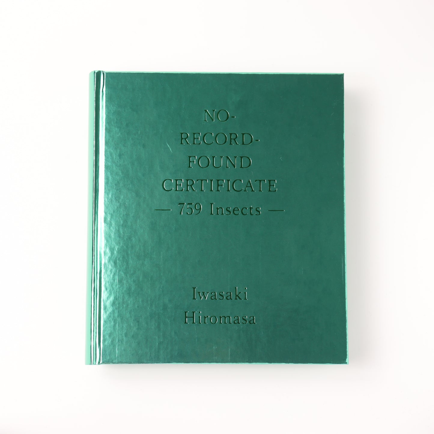 NO-RECORD-FOUND CERTIFICATE – 759 Insects –