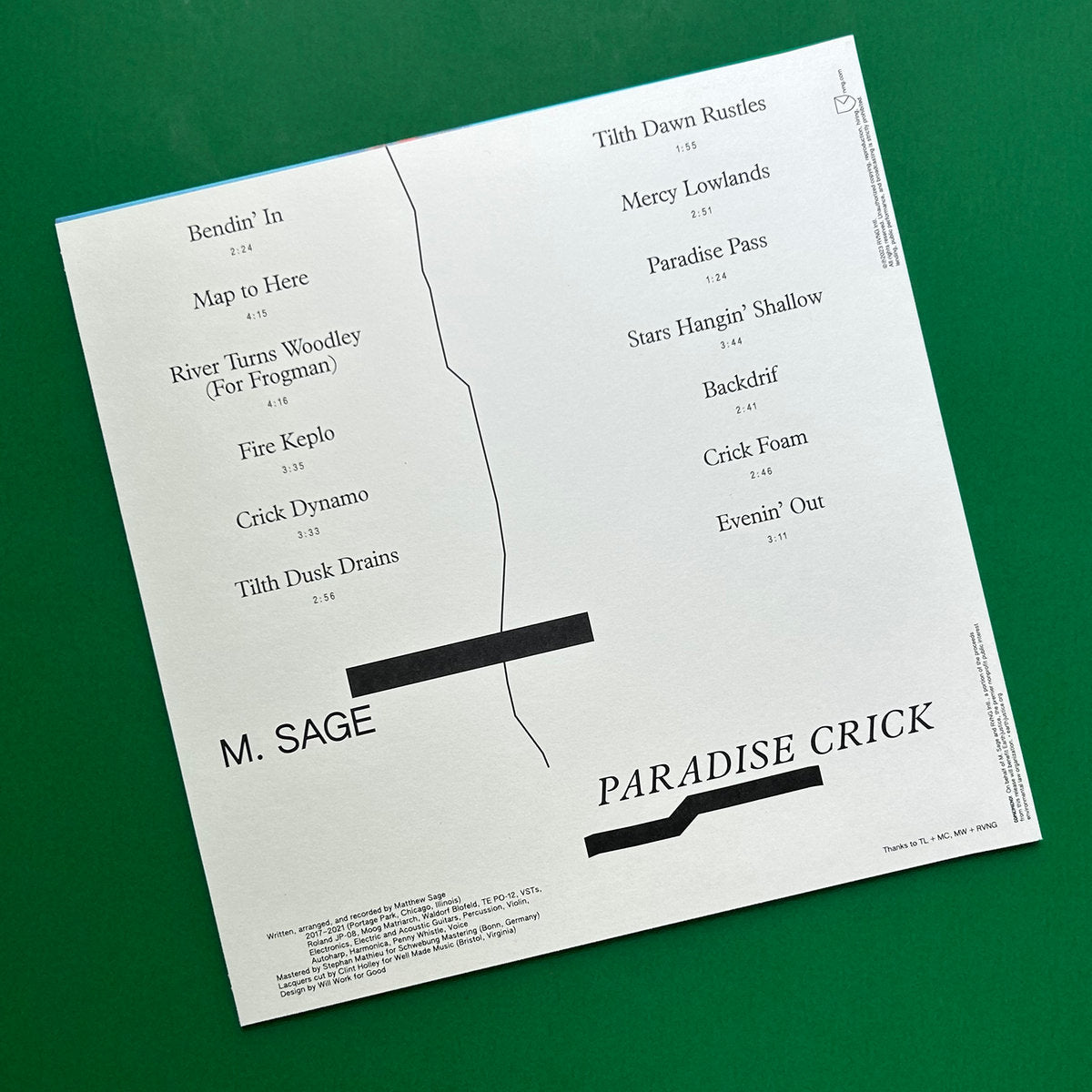 Paradise Crick / M. Sage