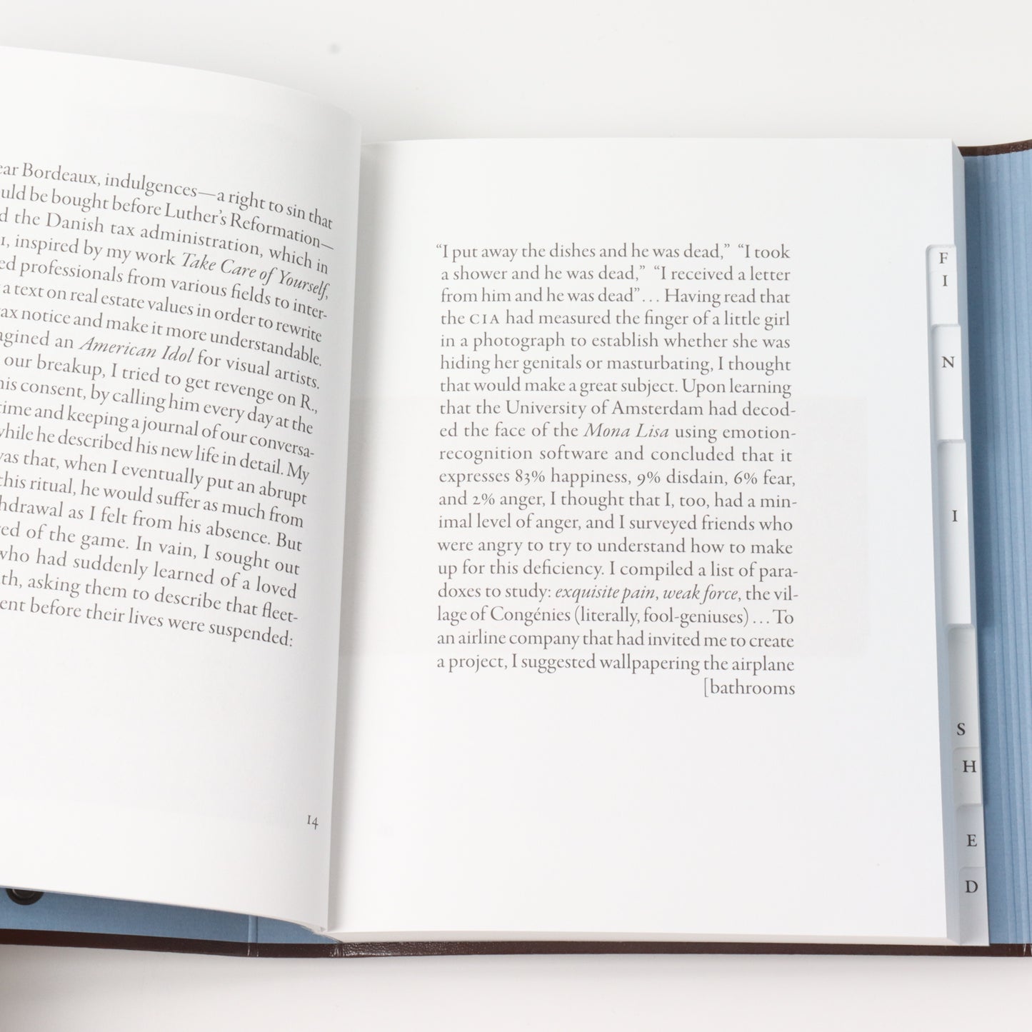 CATALOGUE RAISONNÉ OF THE UNFINISH / Sophie Calle