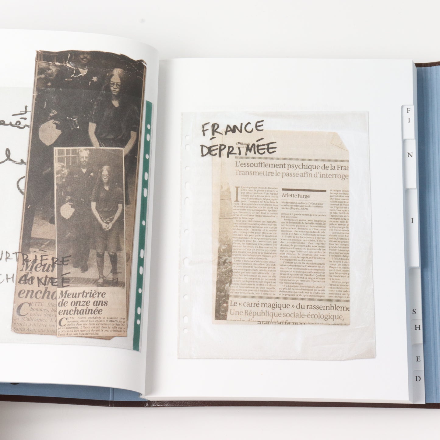 CATALOGUE RAISONNÉ OF THE UNFINISH / Sophie Calle
